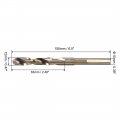 Uxcell Reduced Shank Twist Drill Bits 12mm High Speed Steel 6542 With 10mm For Stainless Alloy Metal Plastic Wood