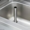 Ocs Parts Nickel Plated Brass Bar Sink Overflow Pipe 9-inch Tube For 1-inch Npt Drains With Grommet And Strainer 1-pack