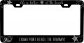 Exuma Point Beach The Bahamas Life Is Better At Souvenir Engraved Metal License Plate Frame Black 