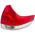 Tail Light Assembly Passenger Side For 2011 2012 2013 2014 Toyota Sienna With Bulbs To2805107 81550-08030 Red And Clear Lens 