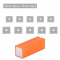 12mm 14mm Spare Inserts Cemented Carbide Blade For Insert-style Spoilboard Indexable Drill Router Bit Milling Cutter Accessory