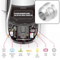 X Autohaux Car Auto 20an Male Weld On Fitting Bung Hose Adapter Fuel Oil Aluminum Alloy Silver Tone Pack Of 4
