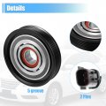 X Autohaux 1 Set Ac Compressor Clutch Kit Pulley Coil Auto Repair Compressors Assembly For Dodge Ram 1500 3 7l 4 2004-2007