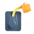 Uxcell Shower Head Holder Adjustable Handheld Showerhead Adhesive Bracket Navy-blue 2pcs