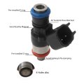 6pcs 0280158077 Fuel Injectors 0280158091 842-12353 Zzj1-13-250a Fj1000 Cy01-13-250 7t4z-9f593-b Cm5165 Inj699 4g2115 For Ford