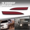 Rear Light Reflector For Vw Scirocco 2009 2017 Red Bumper Lamp 1k8945105b