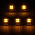 Led Cab Roof Top Lights And 3rd Brake Cargo Reverse Light For Dodge Ram 1500 2500 3500 1994 To 1998 Black Housing Yellow 5 