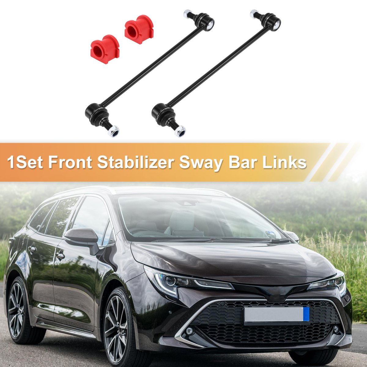 1 Set Front Sway Bar Links Stabilizer Link Kit With Bushing For Toyota Sienna 2011-2019 Suspension No 4882008030 4881548070