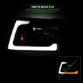 Tlaps 7422448582543 For 2001-2011 Ford Ranger Switchback Sequential Led Strip Bar Black Housing Headlights With Signal Corner