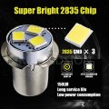 Ruiandsion 2pcs P13 5s Led Bulb 4 5v White 2835 3smd Chips Upgrade For Flashlights Torch Light Non-polarity