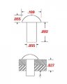 Steel Round Head Solid Rivet -1 16 Diameter X 3 32 Length Plain Finish Pack Of 250 Pieces