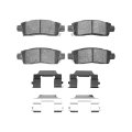 Rear Disc Brake Pads For Chevy Trailblazer 2002 2009 Ceramic Friction 5 42 In Pad Length Includes Clips Hardware And Shims Low 