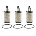 3 Pieces Engine Oil Filter 57059 For Mercedes-benz C400 2015-2015 C43 Amg 2017-2021 Cls400 2015-2017 Cl550 2011-2014 E400 