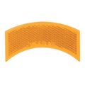 Grand General 81200 Amber Half-moon Stick-on Reflector For Trucks Towing Trailers Rvs And Buses 1 Pack
