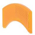 Grand General 81200 Amber Half-moon Stick-on Reflector For Trucks Towing Trailers Rvs And Buses 1 Pack 