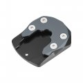 Uxcell 1 Set Motorcycle Kickstand Extension Enlarger Pad Side Stand Support Plate Black Titanium Tone For Yamaha Yzf-r15