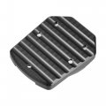 Uxcell 1 Set Motorcycle Kickstand Extension Enlarger Pad Side Stand Support Plate Black Titanium Tone For Yamaha Yzf-r15