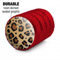 Leopard Print Animal Spots Tire Rim Wheel Aluminum Valve Stem Caps