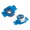 Nylon Channel Squeeze Nut 10pcs 3 8 -16 Carbon Steel Zinc-plating Long Spring Nuts For Strut Mounts Solar Panel 