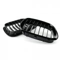 Topteng Gloss Black Front Grille Front Kidney Grill Fit For Bmw X Series X5 E53 1998-2003