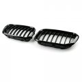 Topteng Gloss Black Front Grille Front Kidney Grill Fit For Bmw X Series X5 E53 1998-2003