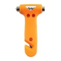6 Inch Mini Emergency Hammer Window Punch And Seat Belt Cutter Bright Orange 