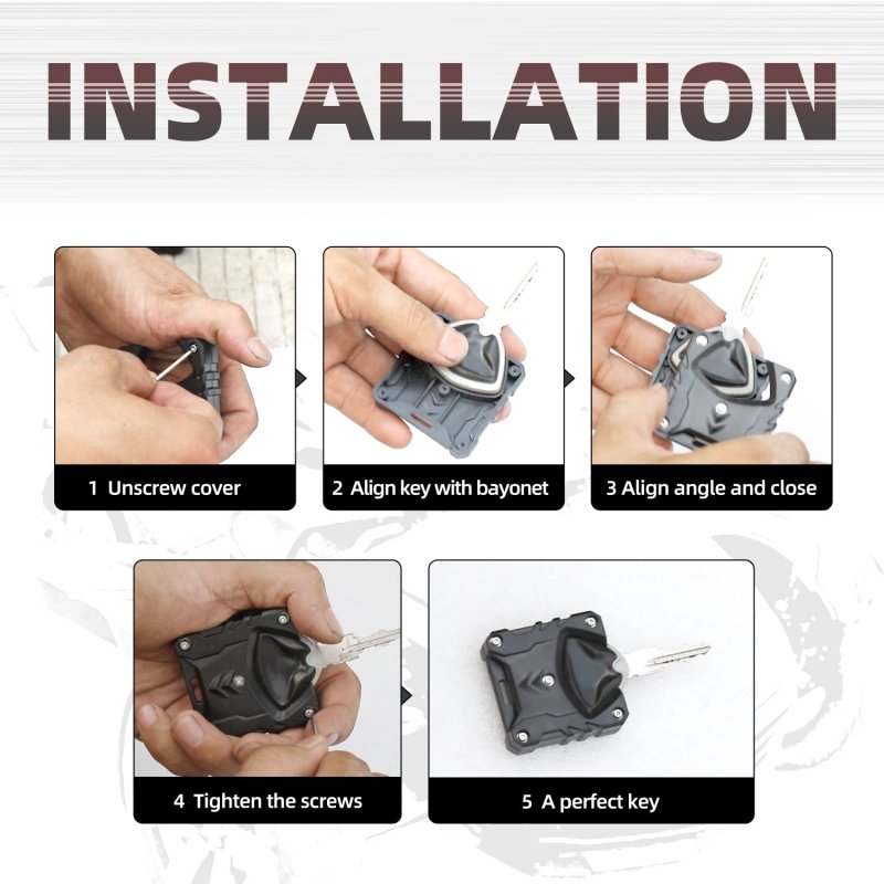 Cpowace Key Holder For Can Am Spyder Accessories Sporty Ignition Cover Fob Shell F3 Rt Rt-s St Rsi Balck 1pcs