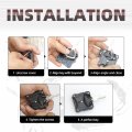 Cpowace Key Holder For Can Am Spyder Accessories Sporty Ignition Cover Fob Shell F3 Rt Rt-s St Rsi Balck 1pcs
