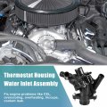 X Autohaux 2702000315 Engine Coolant Thermostat Housing Assembly For Mercedes-benz Cla250 2014-2016