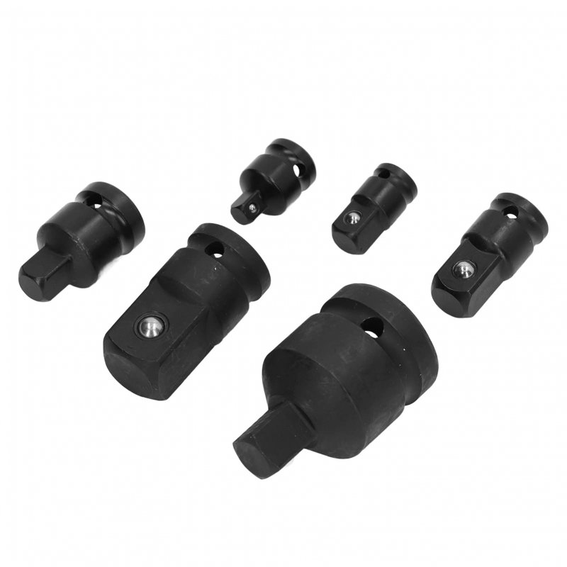 Socket Adapter Set Chromed Tungsten Steel 1 4 3 8 2 Drive Impact Adapters For Home Maintenance And Auto Repair Tool Kit