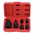 Socket Adapter Set Chromed Tungsten Steel 1 4 3 8 2 Drive Impact Adapters For Home Maintenance And Auto Repair Tool Kit