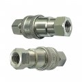 C Clink 2pcs 1 4 Hydraulic Quick Couplers 5000 Psi For Meyer Fisher Western Snowplow Blade 25232 