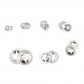 Hvazi 350pcs Metric M3 M4 M5 M6 M8 M10 M12 Stainless Steel Internal Tooth Starlock Washers Assortment Kit External Push Rings 