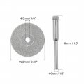 Uxcell 10pcs 22mm Diamond Coated Rotary Cut Off Grinding Wheel Discs W 1 8 Mandrel
