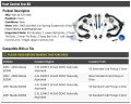 Front Control Arm Kit -10 Piece For 2001-2009 Mazda B2300 2wd With Coil Spring Suspension