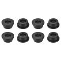 8pcs Rubber Grommets 7 8 23mm Drill Hole 1 2 12mm Id Top Hat Grommet Black Silicone Plug Gasket For Wiring Automotive 