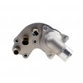Aluminum Upgraded Metal Thermostat Housing Cover Engine Coolant Water Flange Outlet Fit For Ford Explorer Mercury 2002-2010