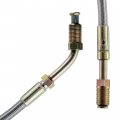 Caltric Front Left Brake Line With Fittings Compatible Polaris Trail Boss 350l 2x4 4x4 1990 1991 1992