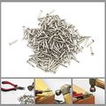 Linwood Small Smooth Round Head Nails Multi-purpose For Diy Decorative Pictures Boxes Household Accessories 1x8mm 0 04x0 3in
