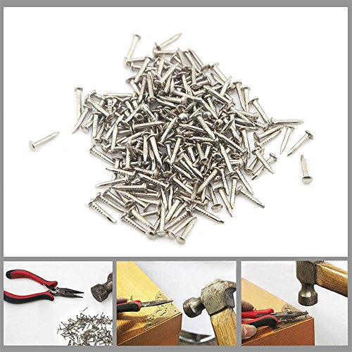 Linwood Small Smooth Round Head Nails Multi-purpose For Diy Decorative Pictures Boxes Household Accessories 1x8mm 0 04x0 3in