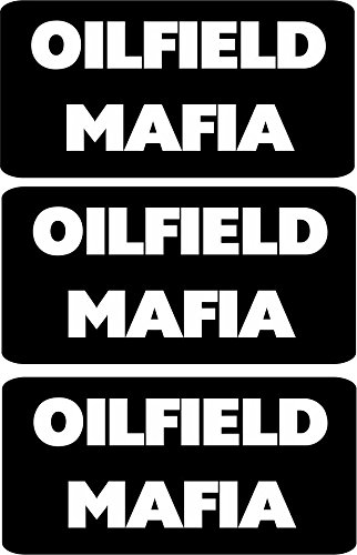 3 Oilfield Mafia Hard Hat Helmet Toolbox Stickers Decal 1 X 2