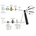 Riverweld Tig Gas Lens Collet Body 45v43 16 1 6mm Orifice Fit Sr Db Pta Wp 9 20 25 Welding Torch 3pk