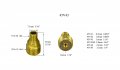 Riverweld Tig Gas Lens Collet Body 45v43 16 1 6mm Orifice Fit Sr Db Pta Wp 9 20 25 Welding Torch 3pk