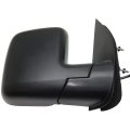 Passenger Side Power Door Mirror For Ford E 150 Club Wagon 2002 2003 2004 2005 2006 2007 Textured Black Dual Glass Replaces 