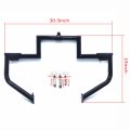 Httmt- Black Engine Guard Highway Crash Bar Compatible With Harlei H-d 09-19 Touring Strike 10-11 Flhxxx