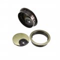 Uxcell Cable Hole Cover 2 Zinc Alloy Desk Wire Cord Grommets For Office Pc Organizer Bronze Tone