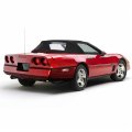 Convertible Soft Top For 1986-1993 Chevy Chevrolet Corvette C4 2 Door Model W Plastic Window Replace Cor86989 Che5156165 