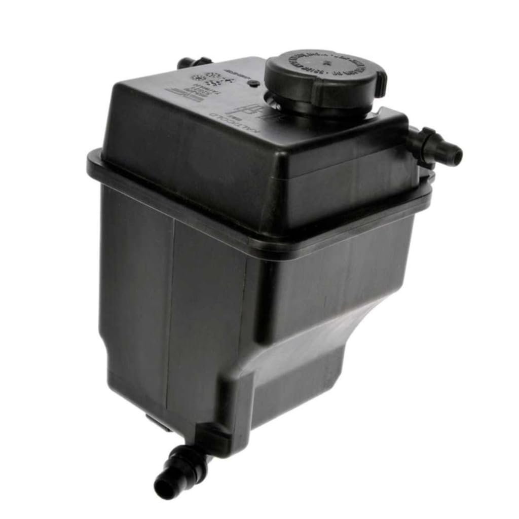 Pressurized Coolant Reservoir For Land Rover Range 2003 2004 2005 Front Plastic Black With Spring Loaded Twist Cap Replaces