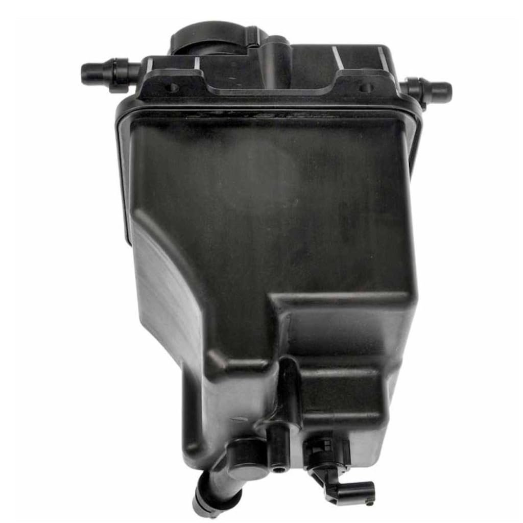 Pressurized Coolant Reservoir For Land Rover Range 2003 2004 2005 Front Plastic Black With Spring Loaded Twist Cap Replaces