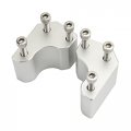 Topteng Motorcycle 2 Up 3 4 Back Handlebar Bar Riser Spacers Risers 5cm Fits For Kawasaki Concours 14 Zg1400 Abs 2008-2021